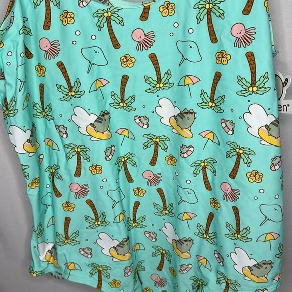 Pusheen Surf Plus Size One Piece Bathing Suit. Size 4XL. NWT. - Picture 3 of 11
